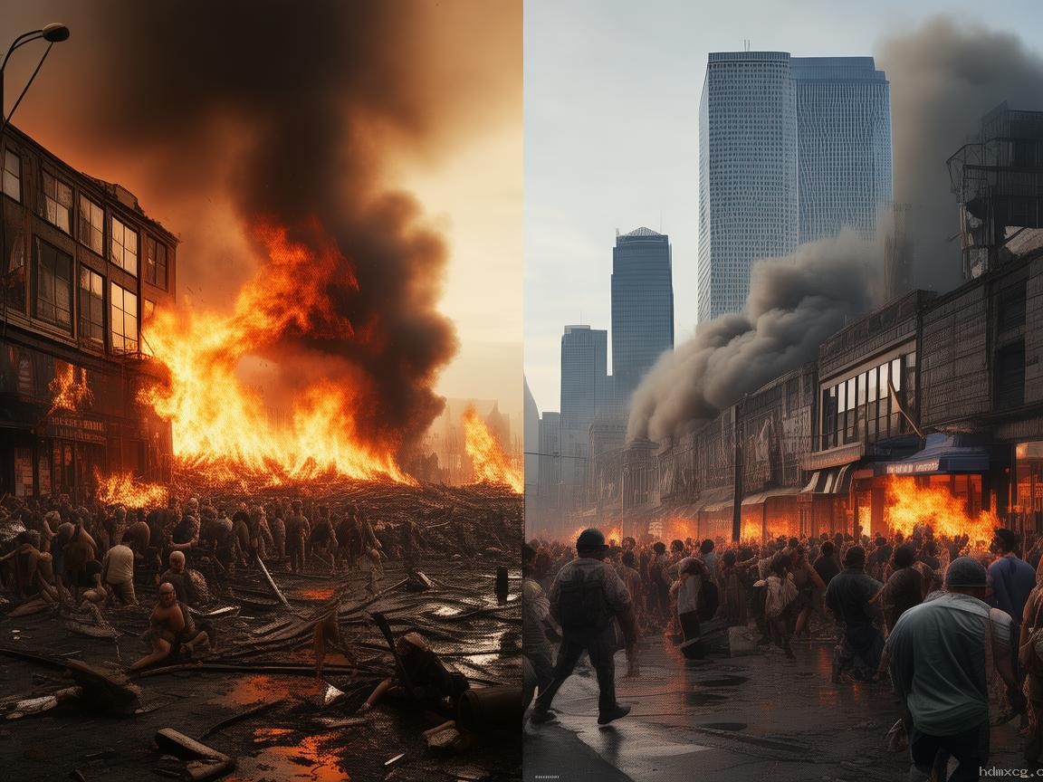洛杉矶暴动与911事件乱象对比研究